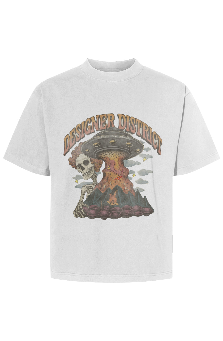 “World Tour 87”Cropped Max Heavyweight Tee