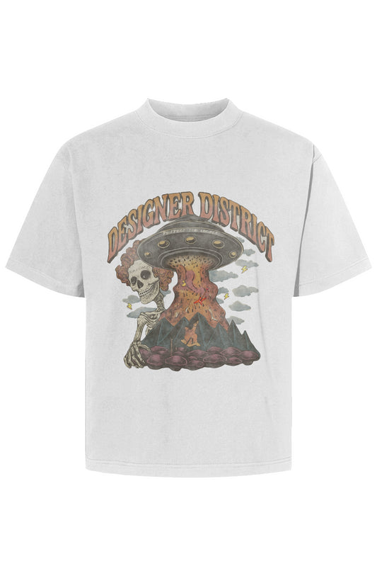 “World Tour 87”Cropped Max Heavyweight Tee