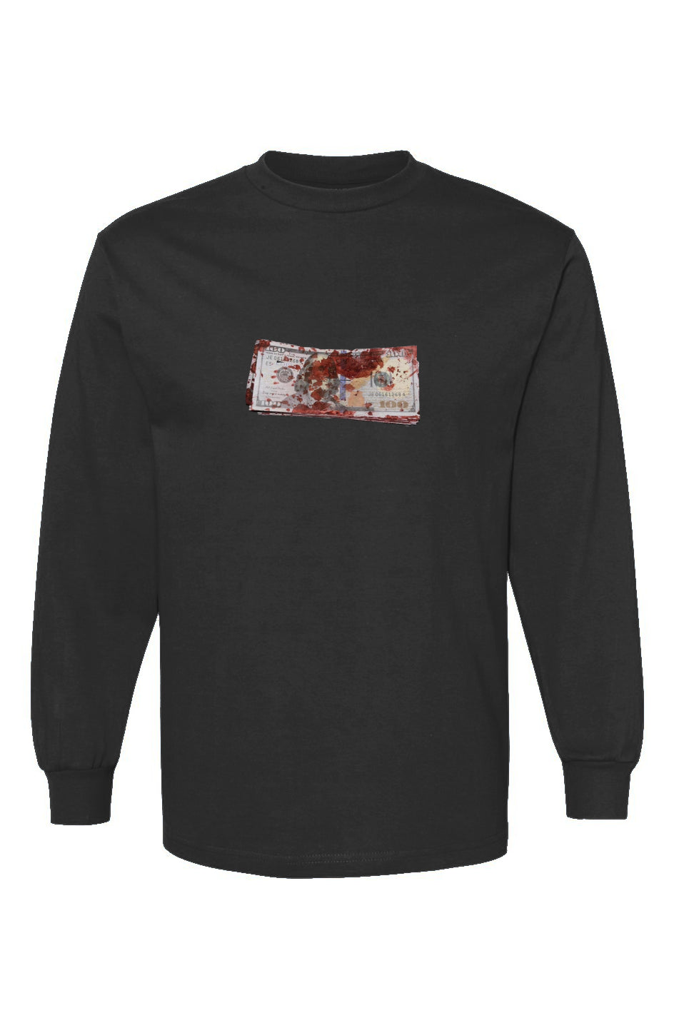 Blood Money Unisex Heavyweight Cotton Long Sleeve T-Shirt