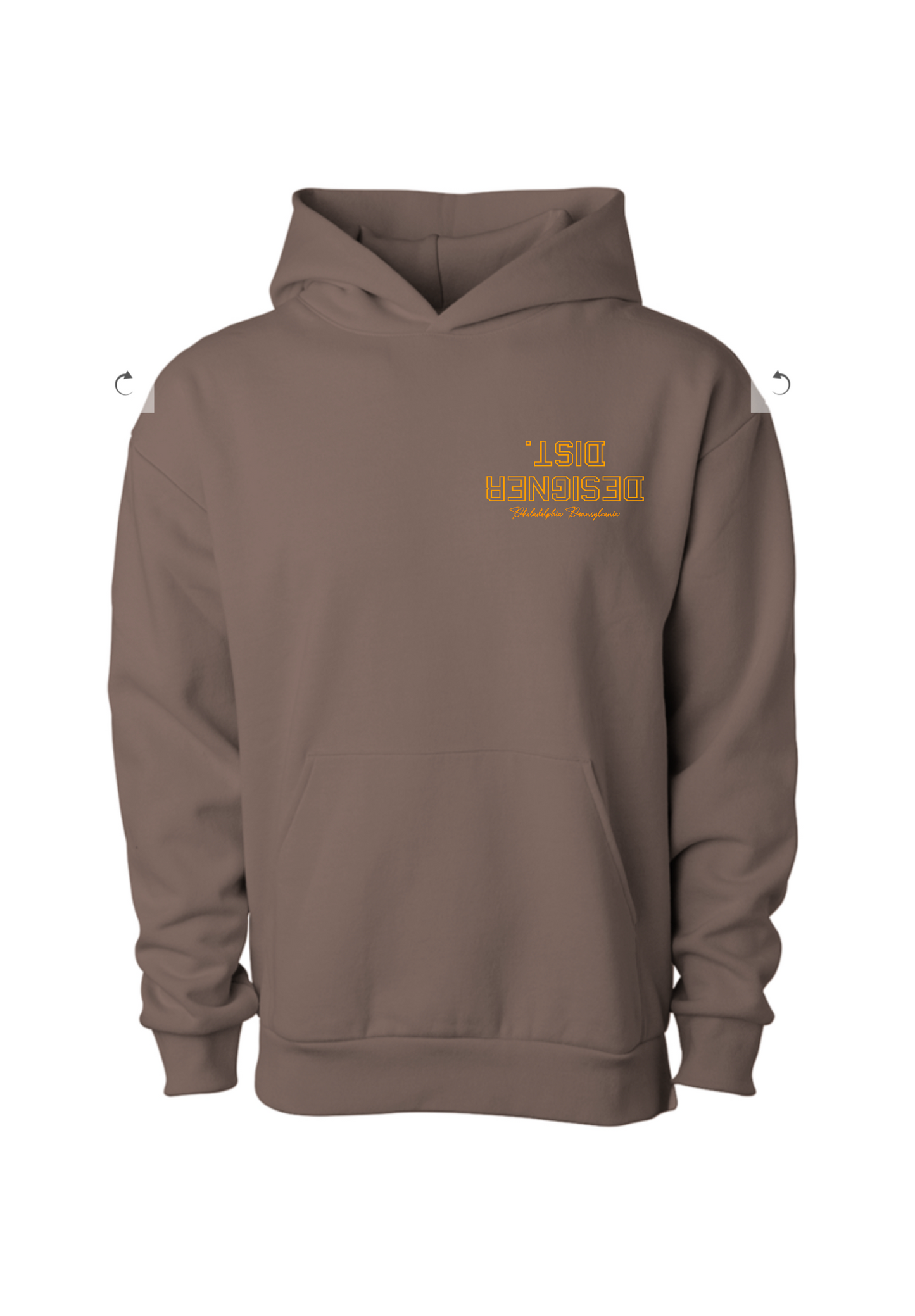 Designer Dist. Pullover Hooded Sweatshirt