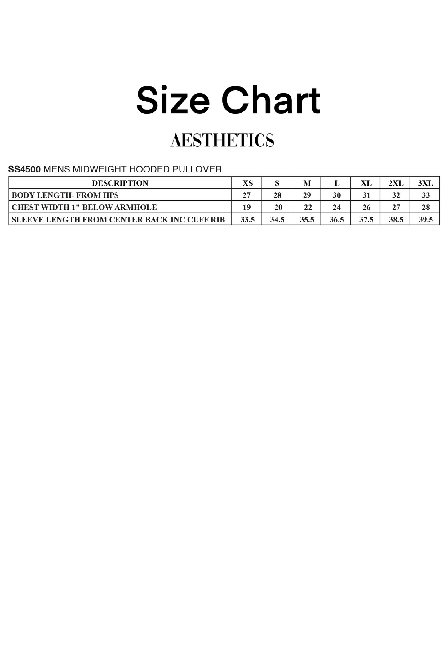 Aesthetics pullover hoody